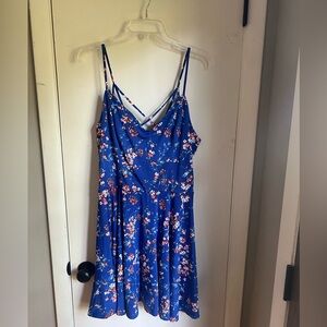 NWT The General Good Blue floral dress XXL